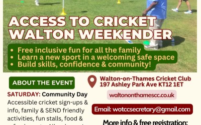 Access to Cricket – Walton Weekender